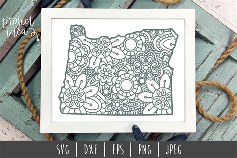 Download Free Oregon State Mandala, Zentangle Commercial Use