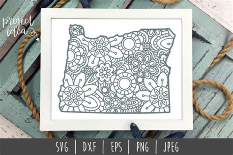 Download Free Oregon State Mandala, Zentangle Crafts