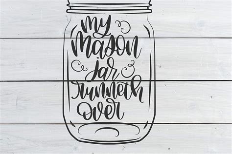 Download Free Over It - Hand Lettered SVG Commercial Use