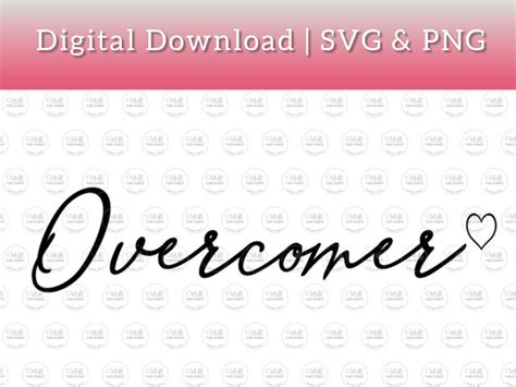 Download Free Overcomer SVG Commercial Use