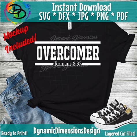 Download Free Overcomer SVG DXF Files