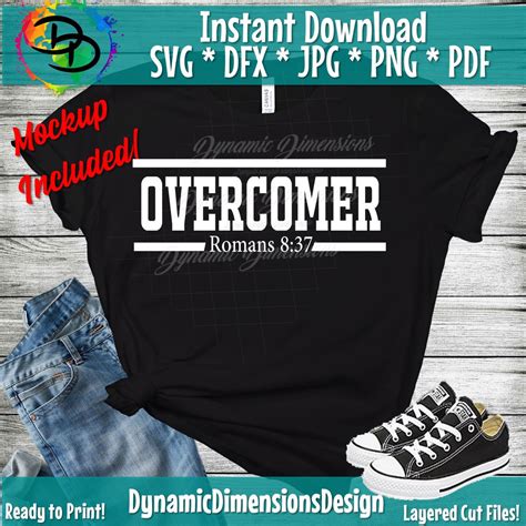 Download Free Overcomer SVG Files DXF Files