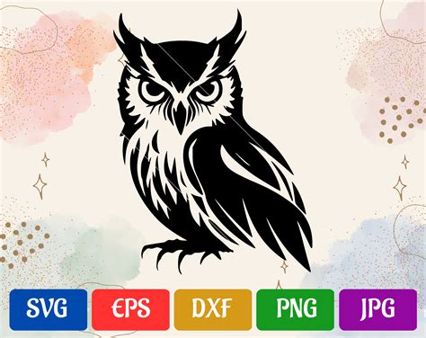 Download Free Owl - SVG File, DXF File Creativefabrica For Crafts