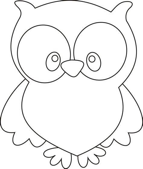 Free Owl Printable Template