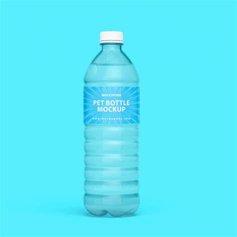 Download Free PET Bottle Mockup PSD Generator