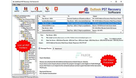 Free PST Recovery Tools