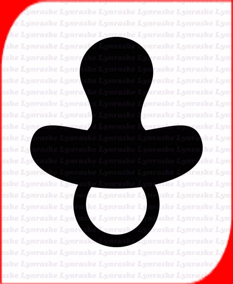 Download Free Pacifier SVG, Pacifier DXF, Cuttable File For Crafts