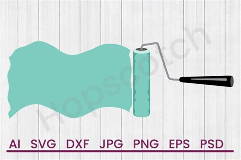 Download Free Paint Roller - SVG File, DXF File SVG Files