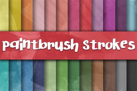 Download Free Paintbrush Strokes Digital Paper Textures DXF Files