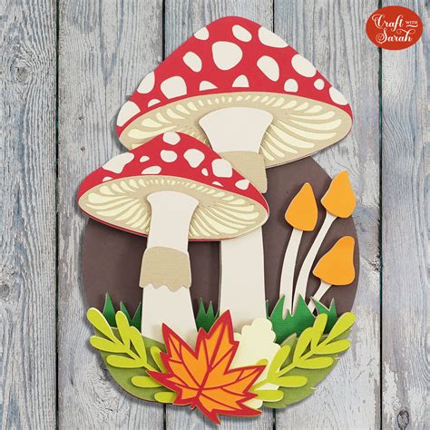 Download Free Pair of Toadstools | SVG | PNG | DXF | EPS DXF Files