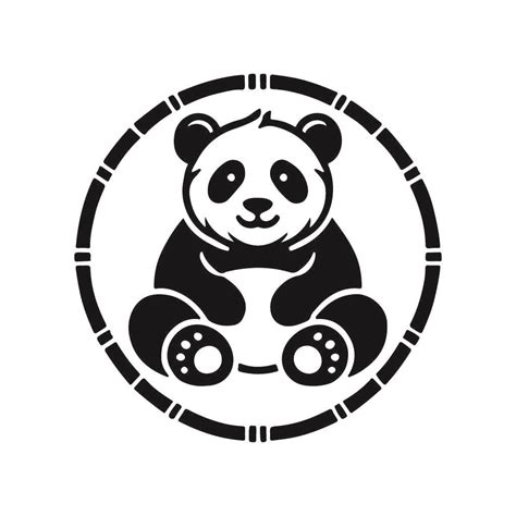 Download Free Panda Head Bear Cut File Vector Silhouette .SVG .DXF Files