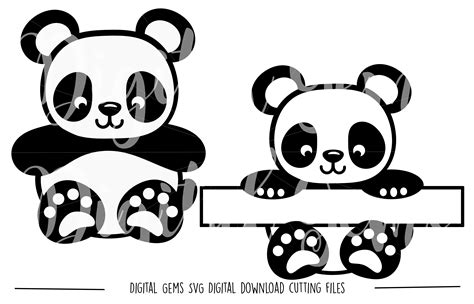 Download Free Panda SVG / DXF / EPS Files Commercial Use For Crafts