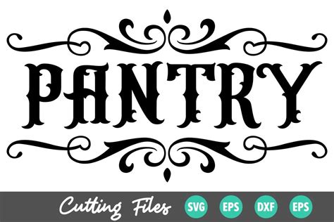 Download Free Pantry SVG Cut Files Commercial Use For Crafts