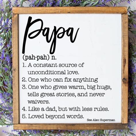 Download Free Papa Definition Father's Day Gift Dad Files DXF Files