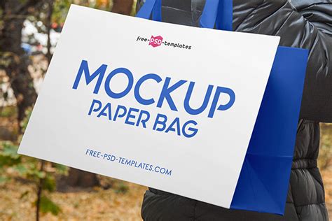 Download Free Paper Bag Mock Ups PSD Templates Generator PSD Files
