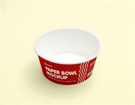 Download Free Paper Bowl With Carrots Mockup PSD Generator