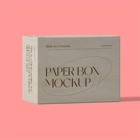 Download Free Paper Box Mockup - Front View PSD PSD Yellowimages Images