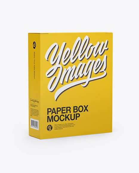Download Free Paper Box Mockup - Half Side View PSD Yellowimages