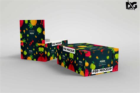 Download Free Paper Box With Pie Mockup PSD Free Mockups Yellowimages PSD PSD Files