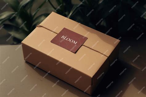 Download Free Paper Box with Label Mockup TIFF PSD Generator