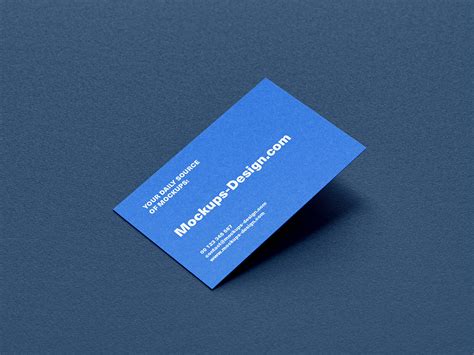 Download Free Paper Business Card Mockup PSD Placeit PSD Files