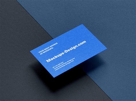 Download Free Paper Business Card Mockup PSD TIFF Files PSD Files