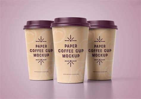 Download Free Paper Coffee Cup Mockup PSD Generator