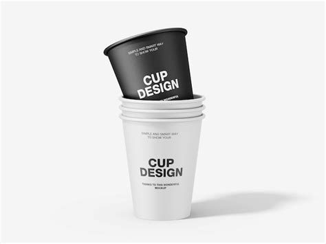 Download Free Paper Coffee Cup Mockup PSD Placeit PSD Files