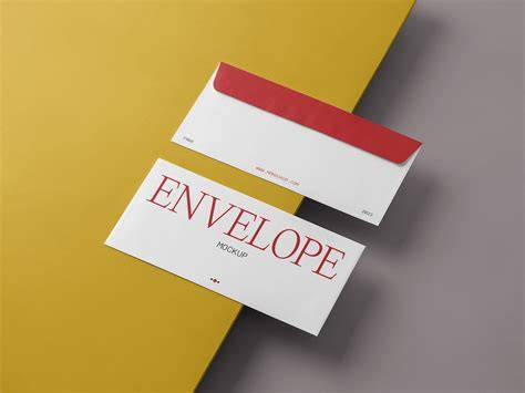 Download Free Paper Envelope Mockup - Front View PSD Yellowimages