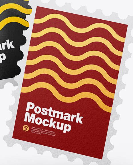 Download Free Paper Postmarks Mockup PSD Mockup Templates