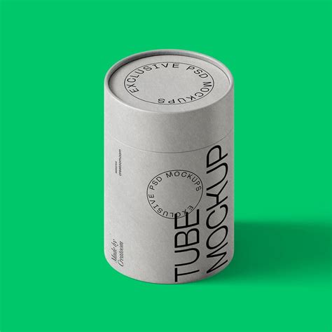 Download Free Paper Tube - Front View PSD Generator