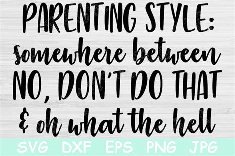 Download Free Parenting Style SVG Files