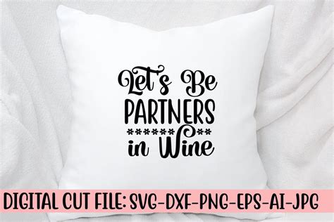 Download Free Partners In Wine SVG Cut File Files Free PSD Mockups