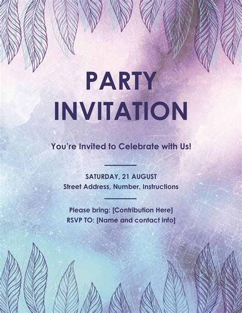 Free party flyer templates for microsoft word hockeygulu