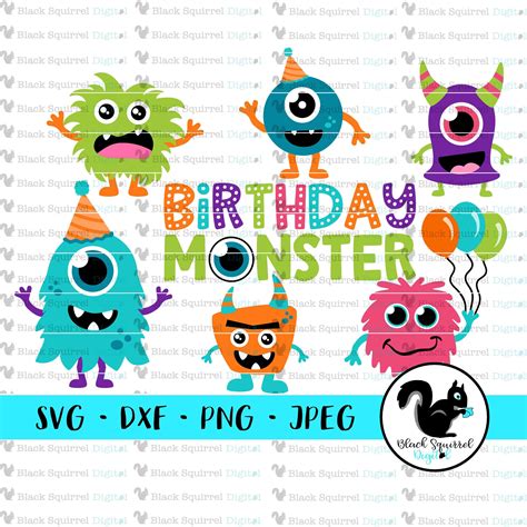 Download Free Party Monster - SVG File, DXF File Files