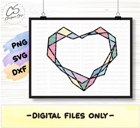 Download Free Pastel Heart Patterns Creativefabrica DXF Files