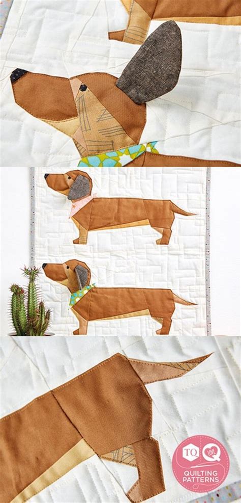 Download Free Patchwork Dachshund. Crafts