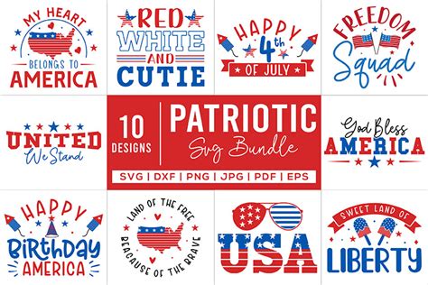 Download Free Patriotic SVG Bundle Files