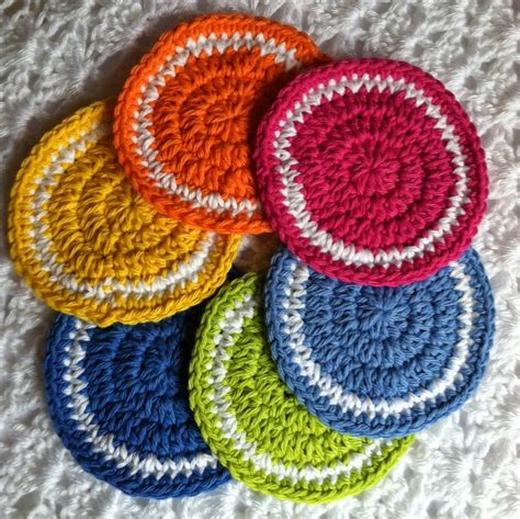 Free Pattern For Crochet Coasters