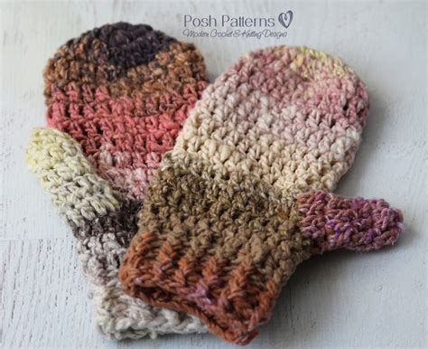 Free Pattern For Crochet Mittens