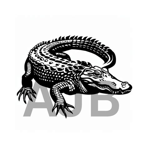 Download Free Patterned Alligators - Set 2 - SVG, DXF, EPS Commercial Use DXF Files