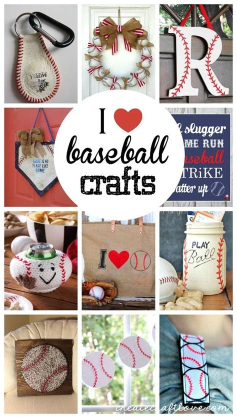 Download Free Patterned Baseball / Softball Crafts