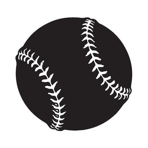 Download Free Patterned Baseball / Softball For Silhouette