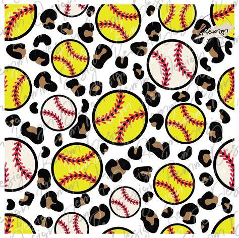 Download Free Patterned Baseball / Softball Images