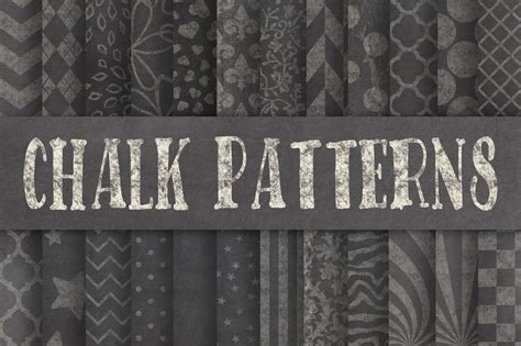 Download Free Patterned Chalk Textures Digital Paper Commercial Use For Crafts