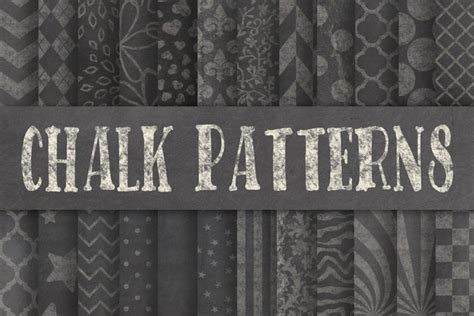 Download Free Patterned Chalk Textures Digital Paper Files Free PSD Mockups