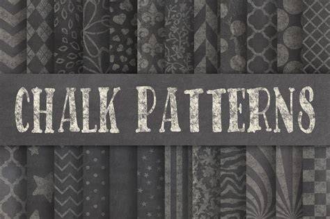 Download Free Patterned Chalk Textures Digital Paper Silhouette Free PSD Mockups