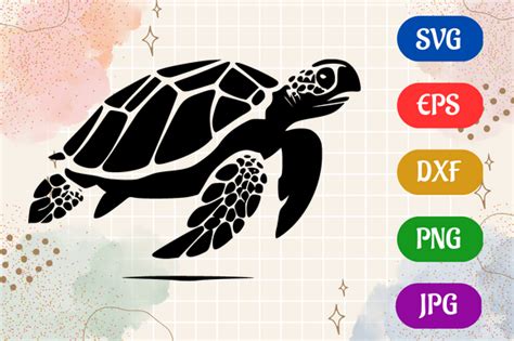 Download Free Patterned Turtle Designs - SVG, DXF, EPS For Silhouette