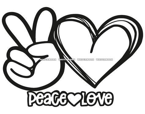Download Free Peace Love Aliens - SVG File, DXF File DXF Files