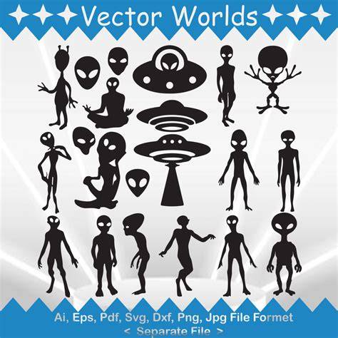 Download Free Peace Love Aliens - SVG File, DXF File For Silhouette